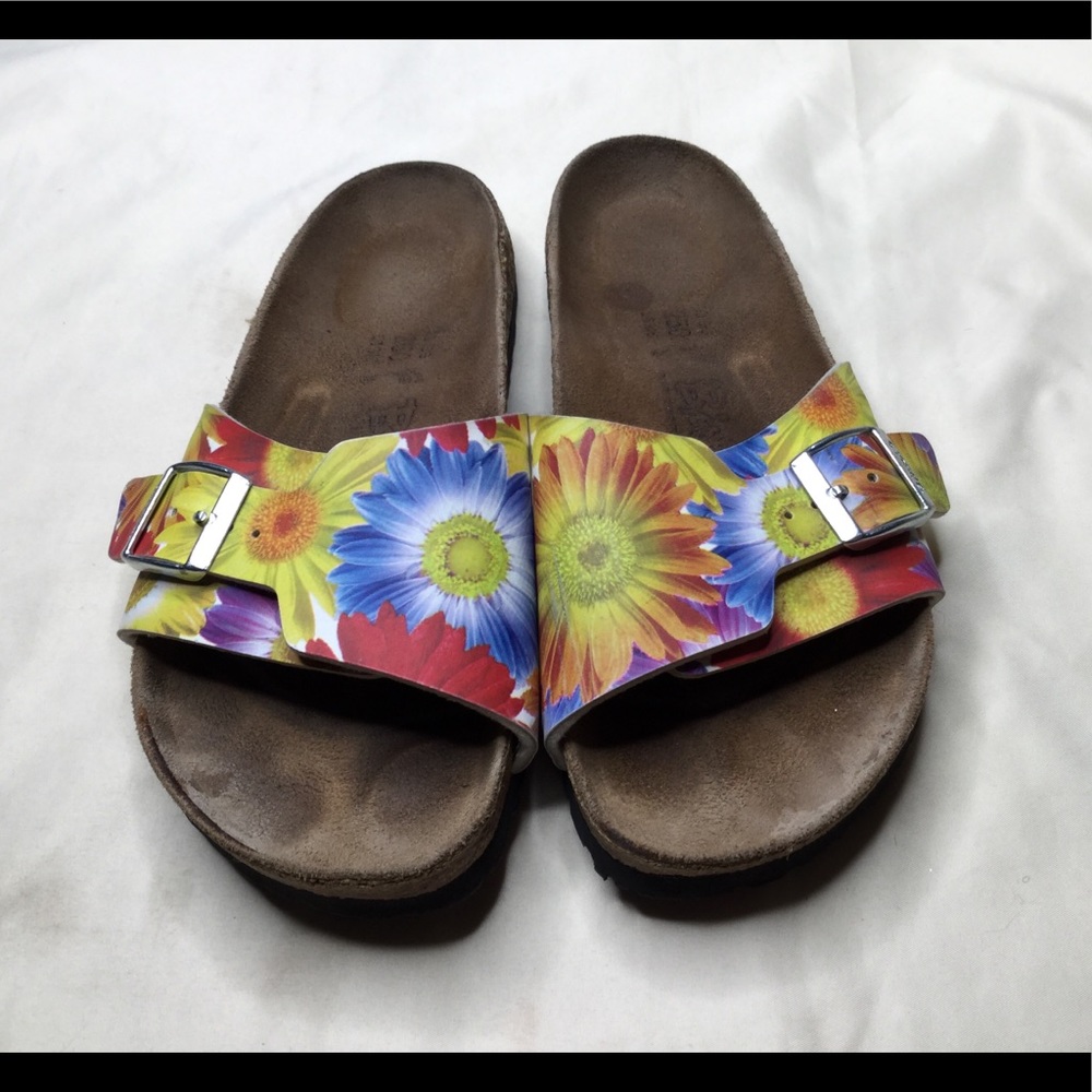 Birki’s Birkenstock Daisy Floral Madrid Sandals 8